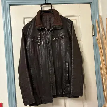 ABAHOUSE 다크 브라운 가죽 자켓 사이즈 3