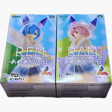 [ 즉시 구매 ] 리제로 라무 렘 피규어 비 온 뒤의 날