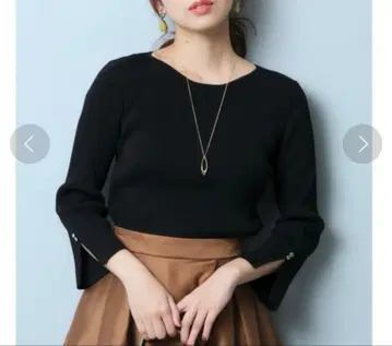 새상품 미사용 택 포함 JUSGLITTY 심플 보트 리브 니트