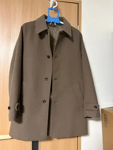 브라운 스텐카라 코트