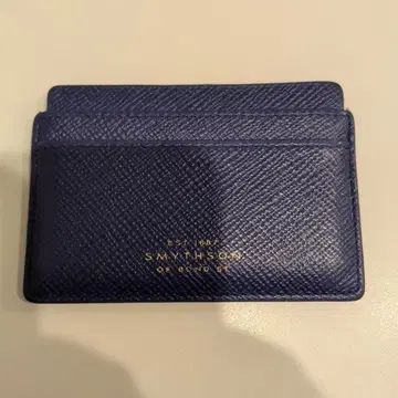 SMYTHSON(스마이슨) 카드 케이스 블루 파랑