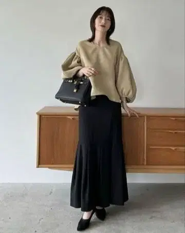 [새상품급] CLANE 볼륨 퍼프 탑스