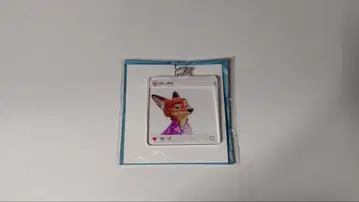 주토피아 닉 아크릴 키링