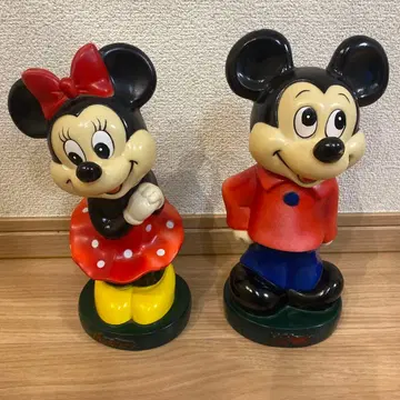 앤티크 미키 미니 피규어 세트 높이 약 25cm