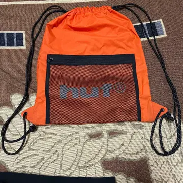 huf 오렌지 냅색 메쉬 포켓 부착