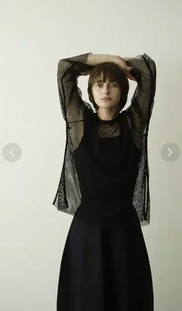 [ 미사용 새상품 ] CLANE WIDE MESH TOPS