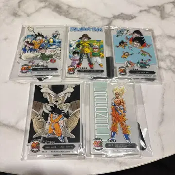 드래곤볼 제일복권 아크릴 스탠드 5개 세트