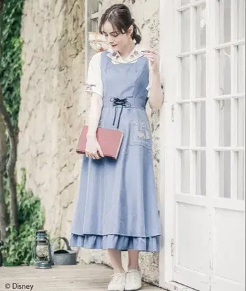 엑시즈팜 미녀와 야수 원피스 점프 스커트