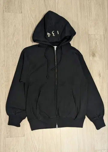 헤비 웨이트 지퍼 후드티 UnitedAthle 5762-01 블랙 S