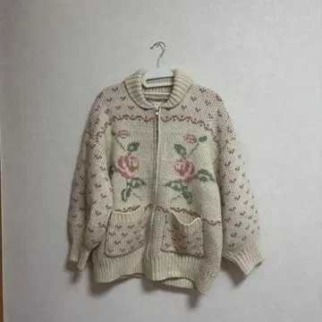 merry jenny 로즈 코위찬 니트 핑크