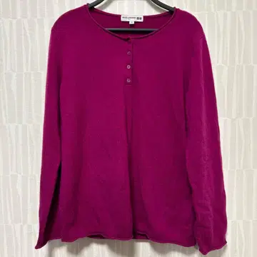 [ 빅 사이즈 XL ] UNIQLO 이네스 헨리넥 캐시미어 스웨터