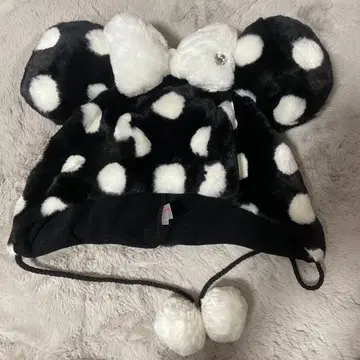 디즈니 팬캡 미니 도트 블랙