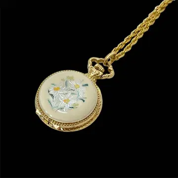 [시계 부분 작동 불능] Andre Mouche 앙드레 므슈 펜던트 워치