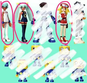 A14-1,2,3 록맨DASH SR 캡콤 피규어 3종 세트