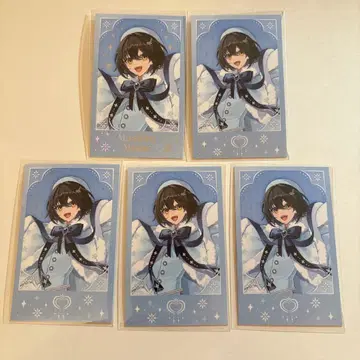 White Snow Christmas 폴라로이드풍 카드 마시로 코