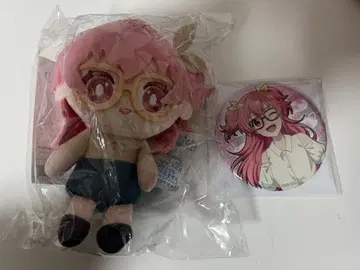 프로세카 모모이 아이리 하피콜 캔 배지 봉제 인형