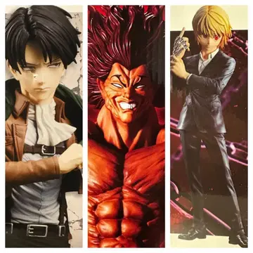 Grandista 피규어 묶음 판매 리바이, 한마 유지로, 크라피카