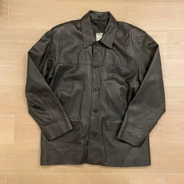 발리 선 가죽 카 코트