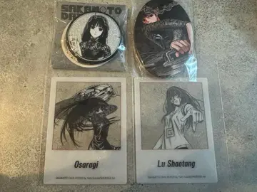 SAKAMOTO DAYS 중국 특장판 원화 포토 카드 캔뱃지 대불 루