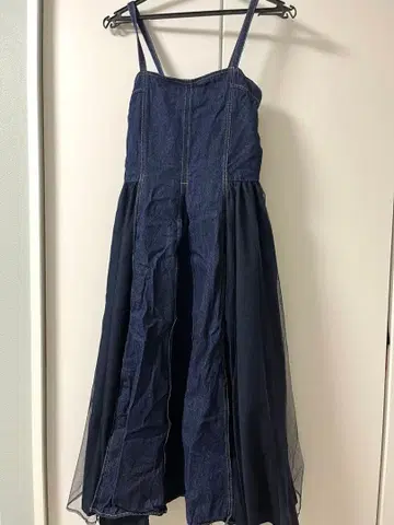 여성용 데님 원피스 M 사이즈