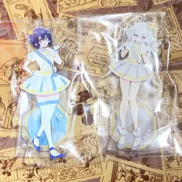 좀비랜드 사가 돈키호테 아크릴 스탠드 미즈노 아이 콘노 준코 왕관