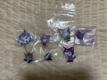 산리오 쿠로미 세트 메지루시 액세서리 아크릴 배지