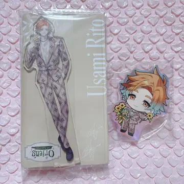 니지산지 오리엔스 2주년 아크릴 스탠드 아크릴 블록 우사미 리토