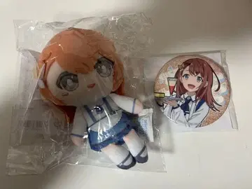 프로세카 하나사토 미노리 하피콜레 캔 배지 봉제 인형