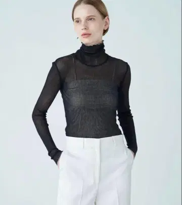 TOMORROWLAND 여성용 드라이 리브 터틀넥 풀오버