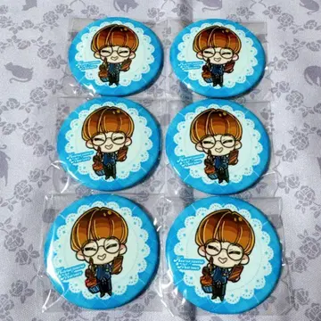 스트그라 경찰 SGPD 콜라보 카페 캔뱃지 노멀 하나자와 마룬