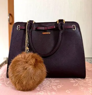 [ MISCH MASCH ] 퍼 참 포함 숄더백