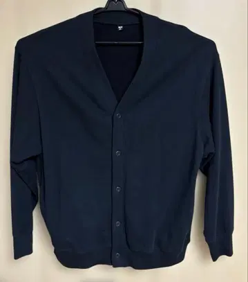 UNIQLO 맨투맨 가디건 블랙 XXL