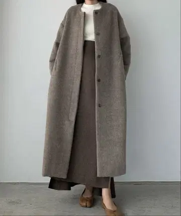 샤기 노카라 코쿤 롱 코트