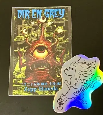 DIR EN GREY 한정판 스티커 Die 씨
