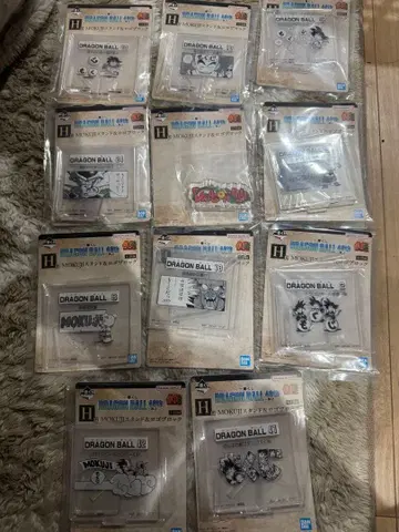 드래곤볼 제일복권 H상 MOKUJI 스탠드 목차 11종 세트