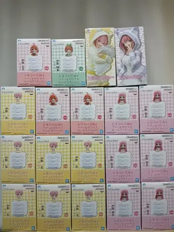 19개 5등분의 신부* 피규어 묶음 판매