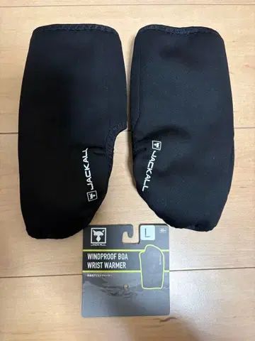 JACKALL 쟈칼 방풍 보아 리스트 워머 블랙 L 사이즈