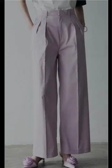 AMERI [새상품] WAIST BAND LOOSE CHINO PANTS