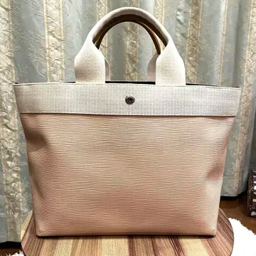 레어 새상품급 TOPKAPI 탑카피 토트백 리플 네오 가죽 베이지