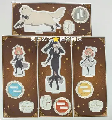 4개 세트 SPY x FAMILY 스파이 패밀리 아크릴 스탠드