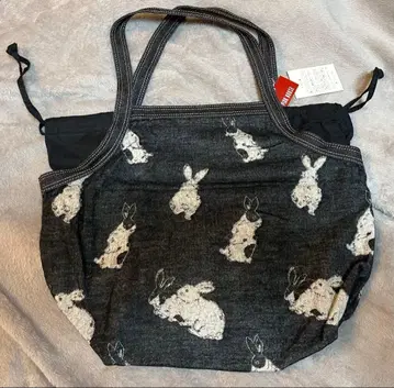 핑크하우스 PINK HOUSE 미사용 토끼 프린트 토트백