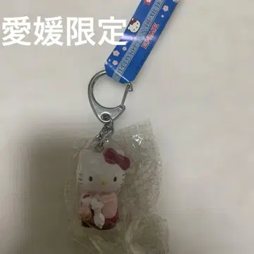 헬로키티 고토치 마스코트 키링 에히메 한정판 헤이세이 레트로 레어