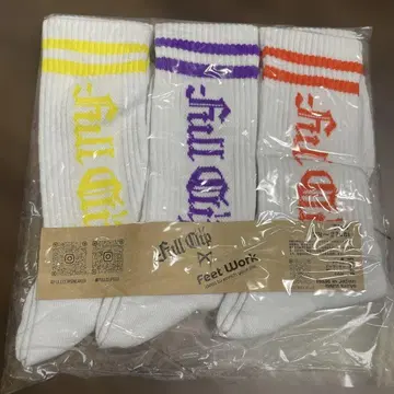 풀클립 컬러풀 양말 세트 24~27cm