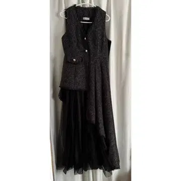 RANDA 튤 레이어드 자켓 원피스 0