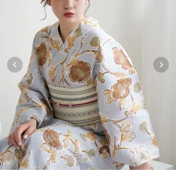 새상품 미사용 유카타 단품 블루 스카이블루