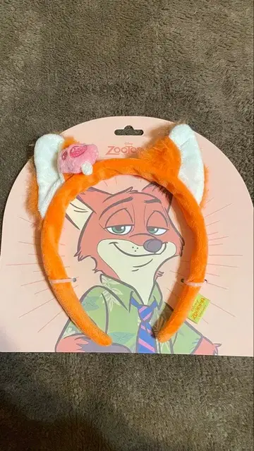 주토피아 여우 귀 머리띠