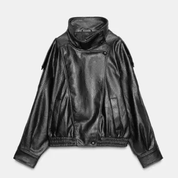 ZARA 페이크 가죽 자켓 S 사이즈