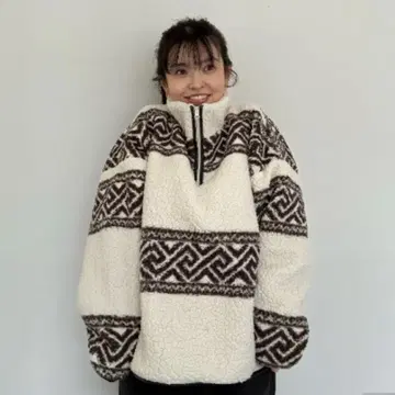 시마무라 푸우산 pu's elect 보아 풀오버 짙은 화이트 L