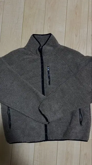 브라운 보아 자켓