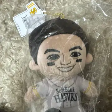 소프트뱅크 호크스 쿠리하라 료야 선수 미니 봉제 인형